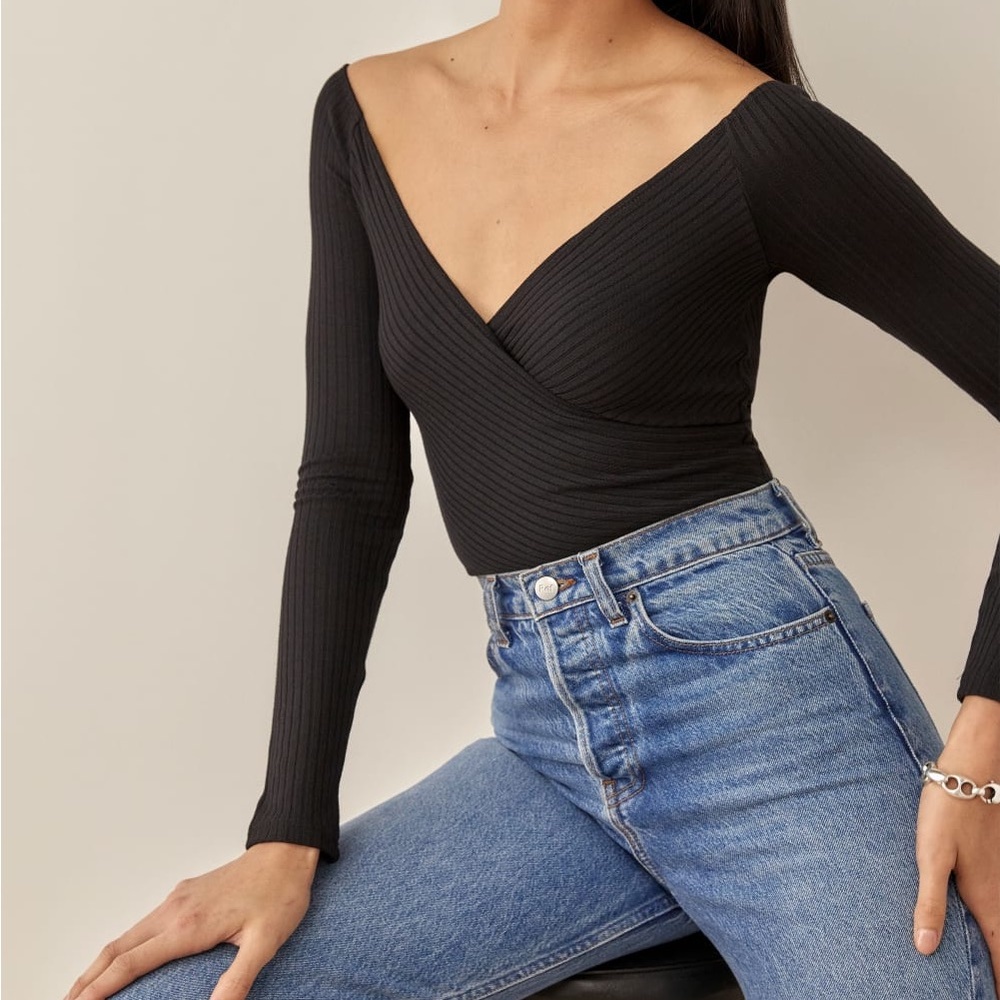 Reformation Minnie Knit Top